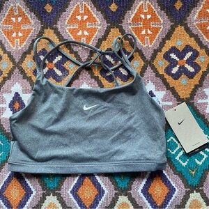 Nike Indy Light Support Dri-Fit Sports Bra Women's Size XLarge Strappy Gray New